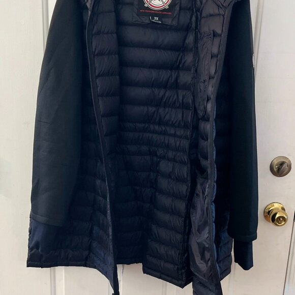 Halifax Woman's Plus-Size Black Puffer Packable Down-Filled Outdoor Jacket Sz 2x - Picture 9 of 13